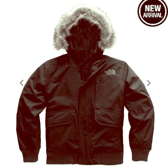 Black Jacket with fur hoodie - Picture 1 of 1